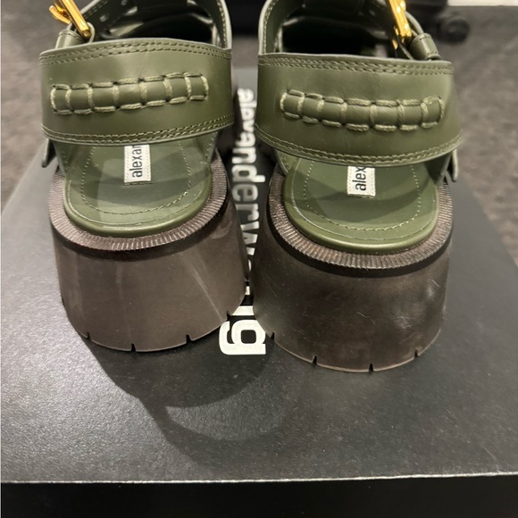 ALEXANDER WANG CARTER PLATFORM FISHERMAN SANDLE SIZE 6.5. - Picture 6 of 9